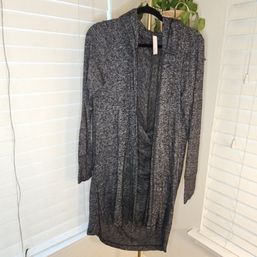 Athleta Gray Harmony Knit Cardigan